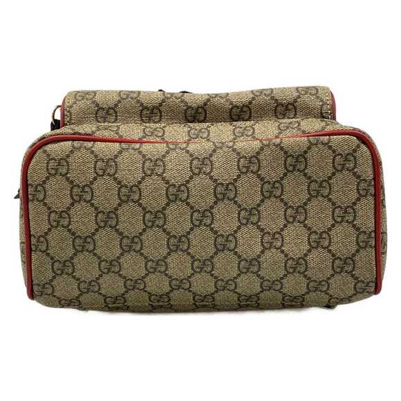 Gucci Courrier Backpack 427042 Beige Red Multi PVC Leather main image 12